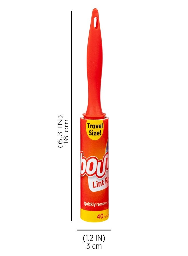 Bounce Travel Lint Rollers, 3 Pack, Quickly Removes Lint and Debris, 120 Pre-Cut Sheets Total - Image 5